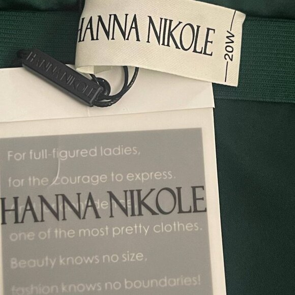 Hanna Nikole Plus Size Satin Skirt Size 20W - Picture 7 of 7